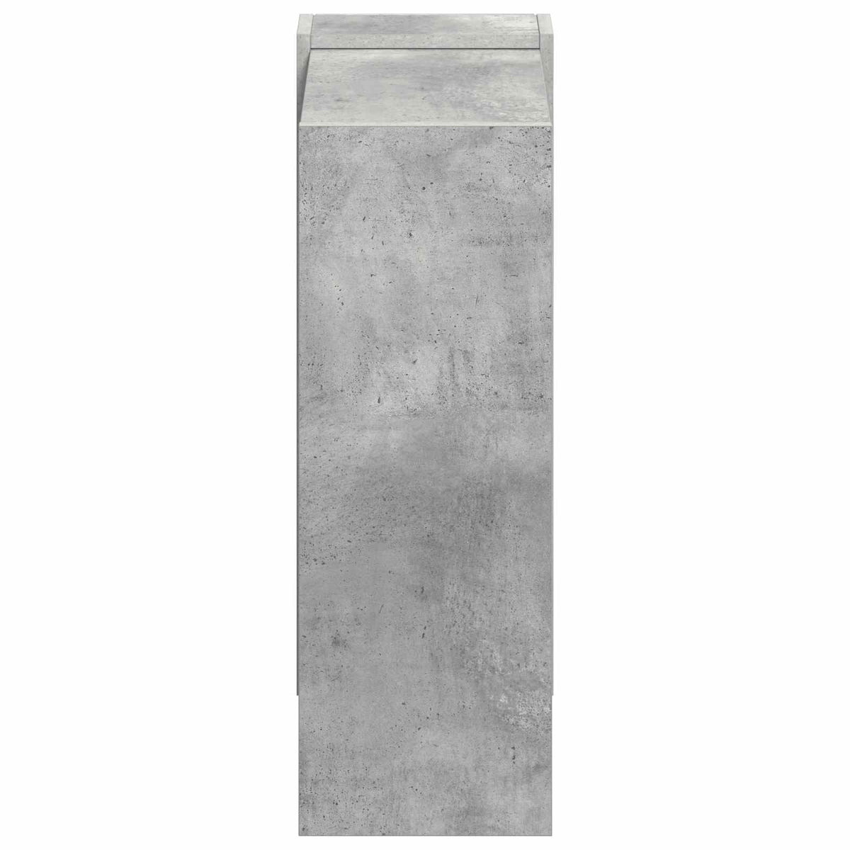 Bücherregal 2 Ebenen 52 x 25 x 71,5 cm Holzwerkstoff Betongrau