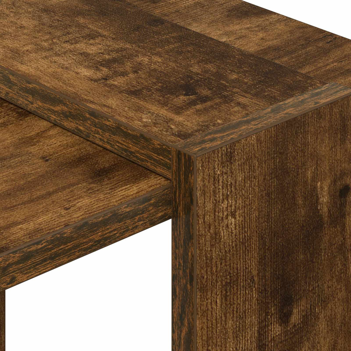 Bücherregal 2 Ebenen 52 x 25 x 71,5 cm Holzwerkstoff