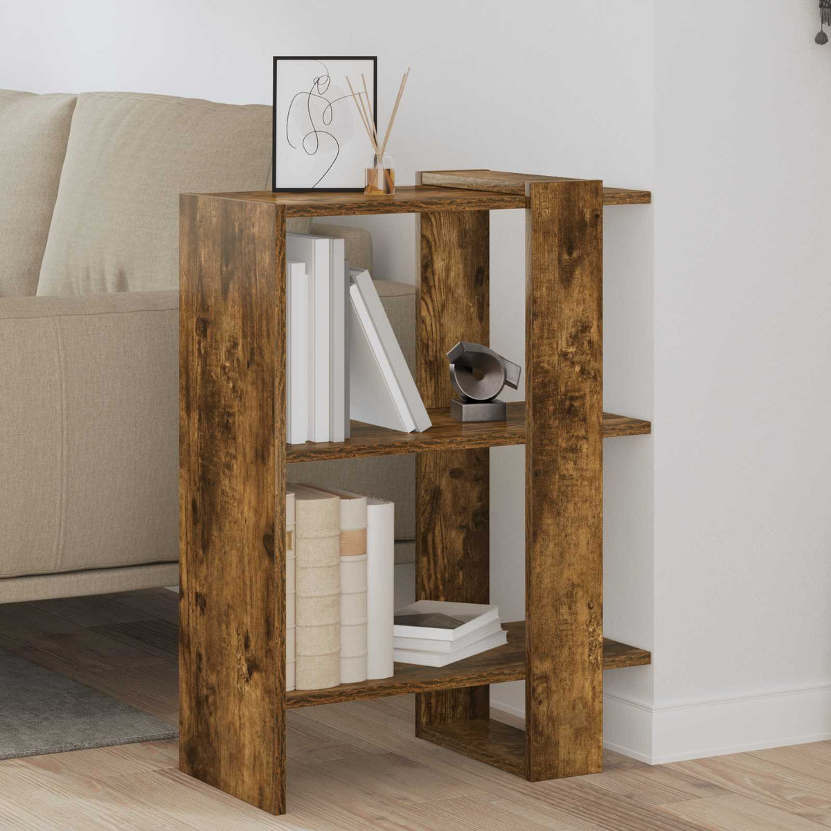 Bücherregal 2 Ebenen 52 x 25 x 71,5 cm Holzwerkstoff
