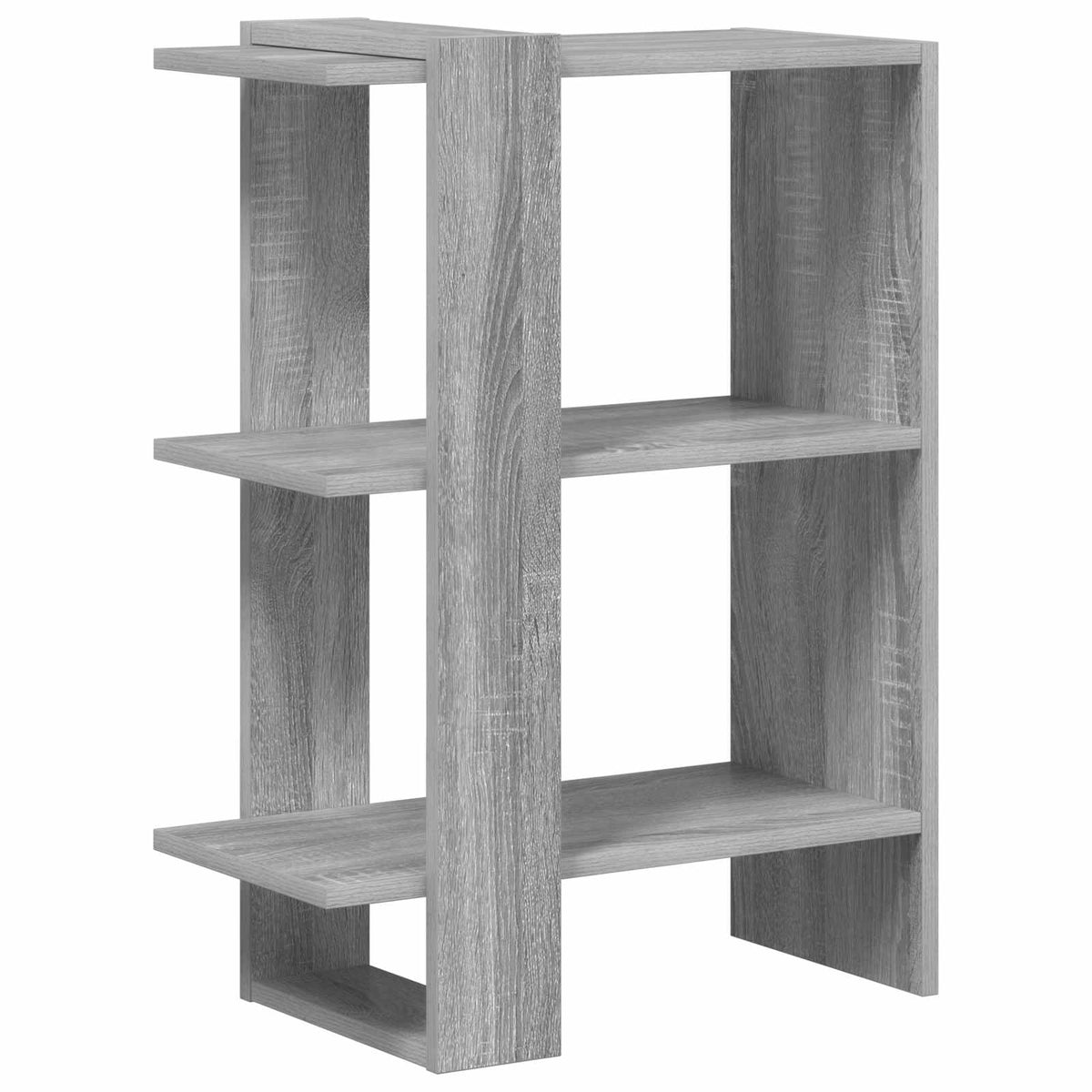 Bücherregal 2 Ebenen 52 x 25 x 71,5 cm Holzwerkstoff