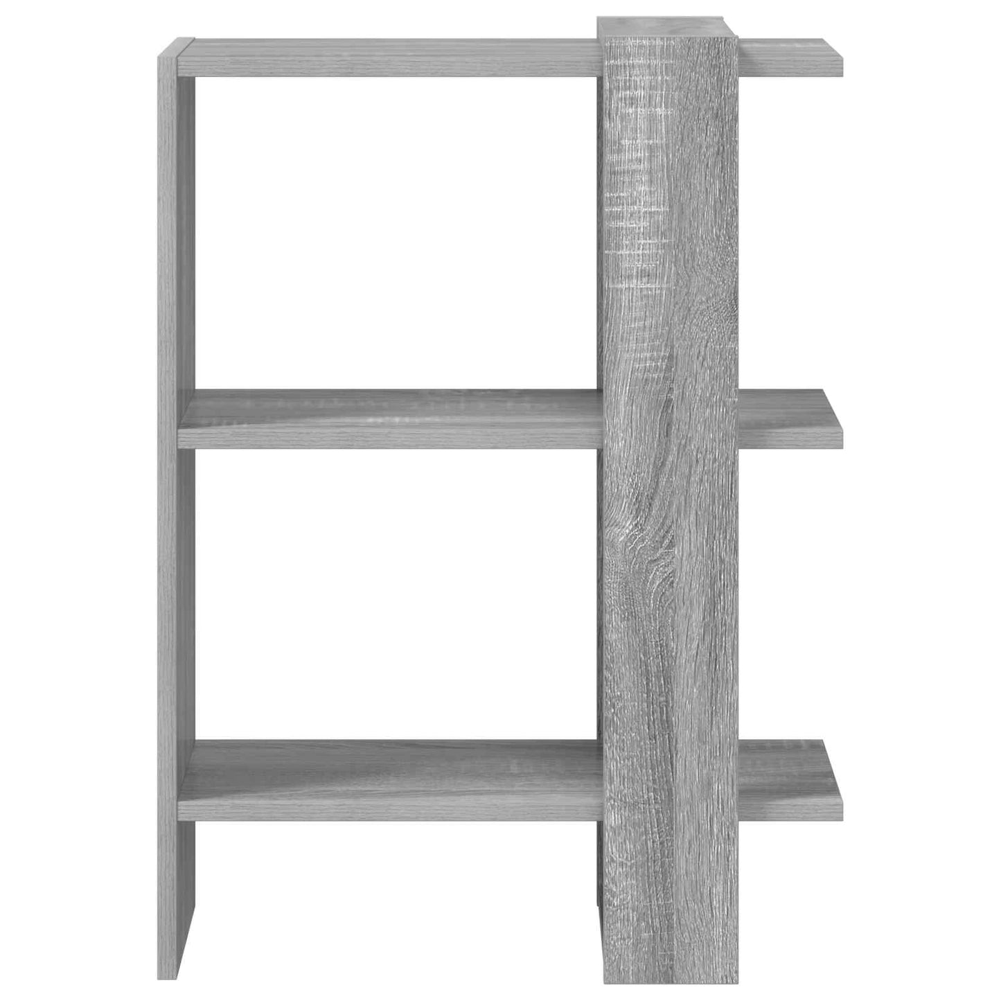 Bücherregal 2 Ebenen 52 x 25 x 71,5 cm Holzwerkstoff
