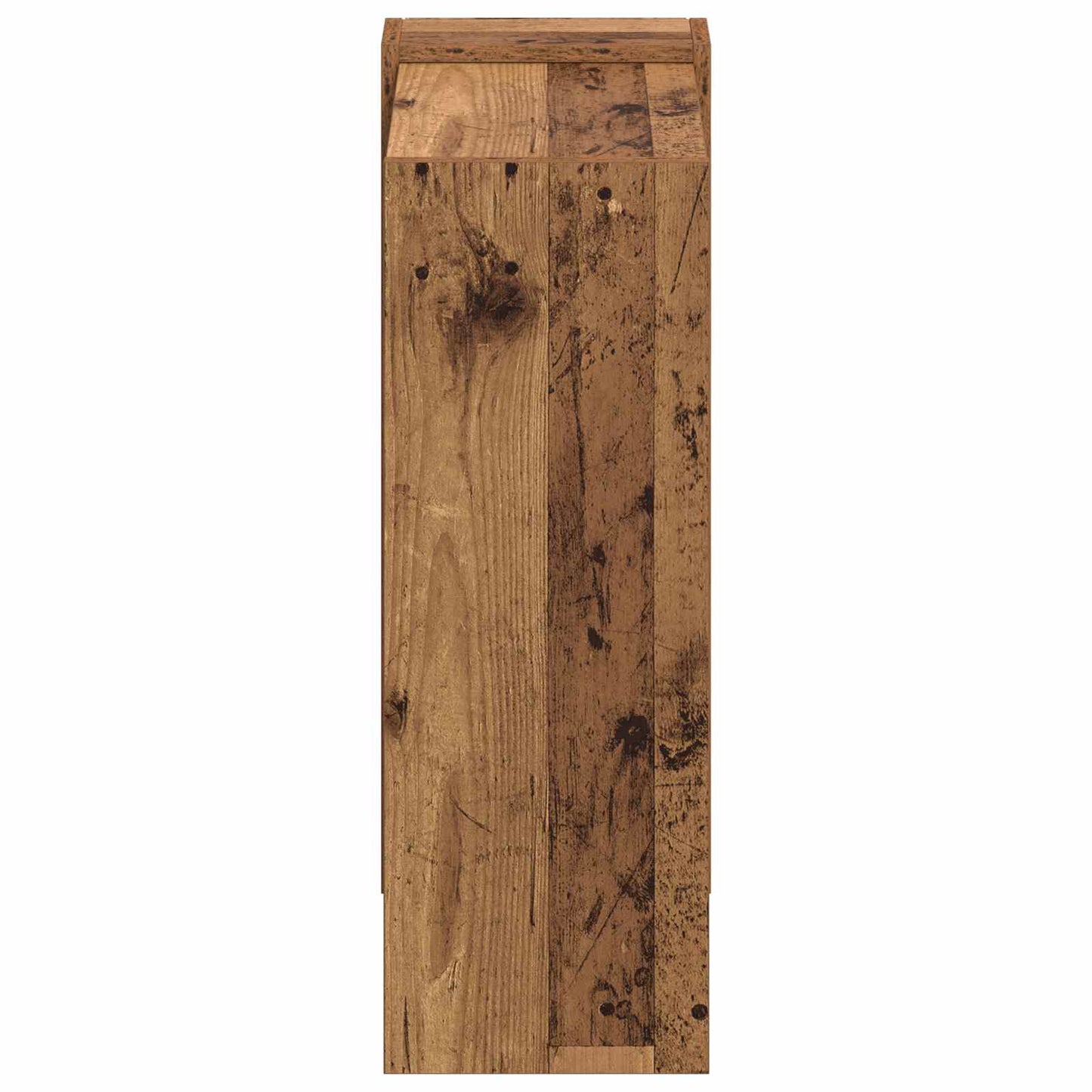 Bücherregal 2 Ebenen 52 x 25 x 71,5 cm Holzwerkstoff Altholz