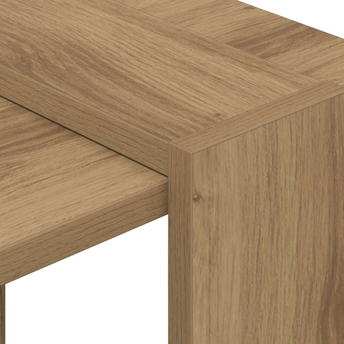 Bücherregal 2 Ebenen 52 x 25 x 71,5 cm Holzwerkstoff