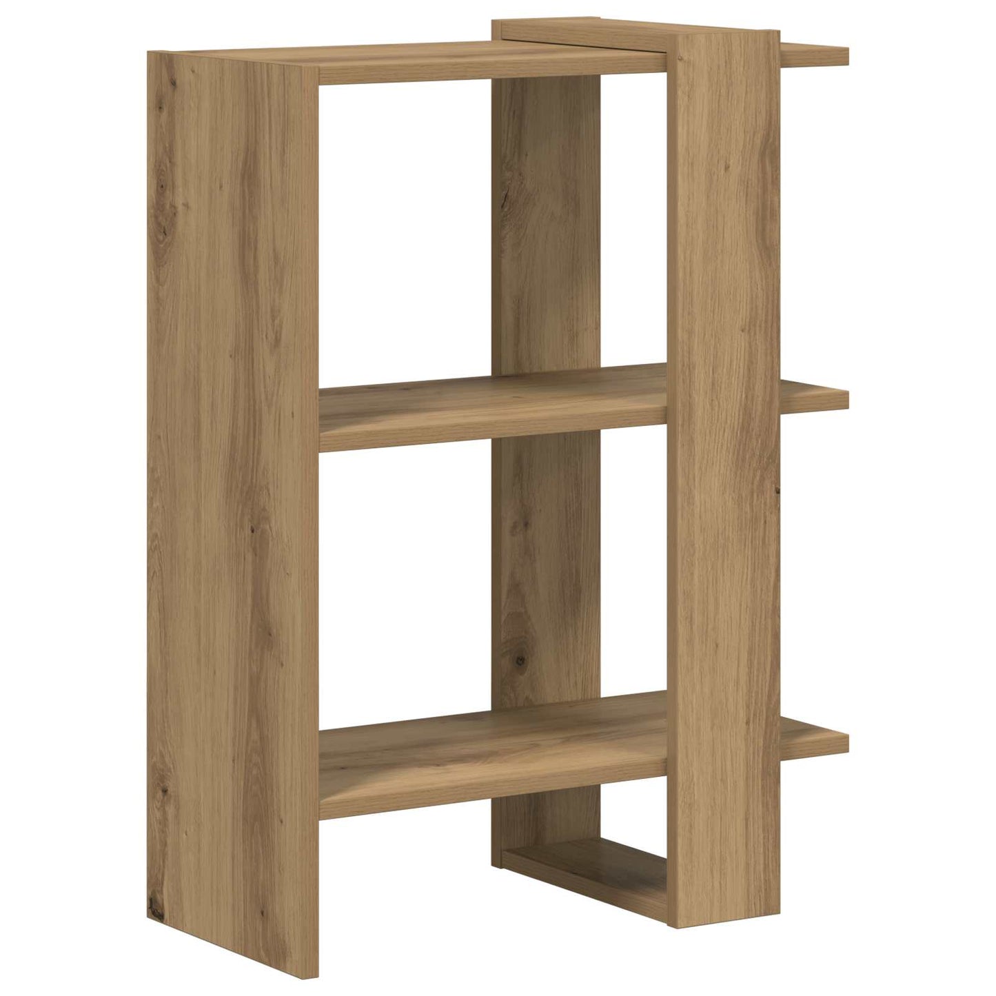 Bücherregal 2 Ebenen 52 x 25 x 71,5 cm Holzwerkstoff