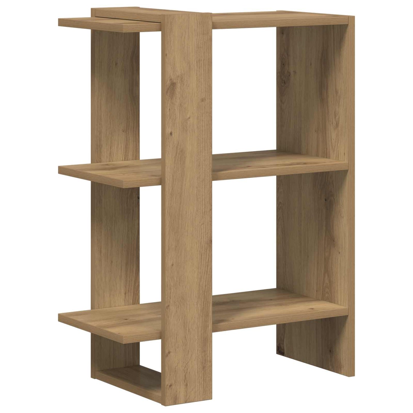 Bücherregal 2 Ebenen 52 x 25 x 71,5 cm Holzwerkstoff