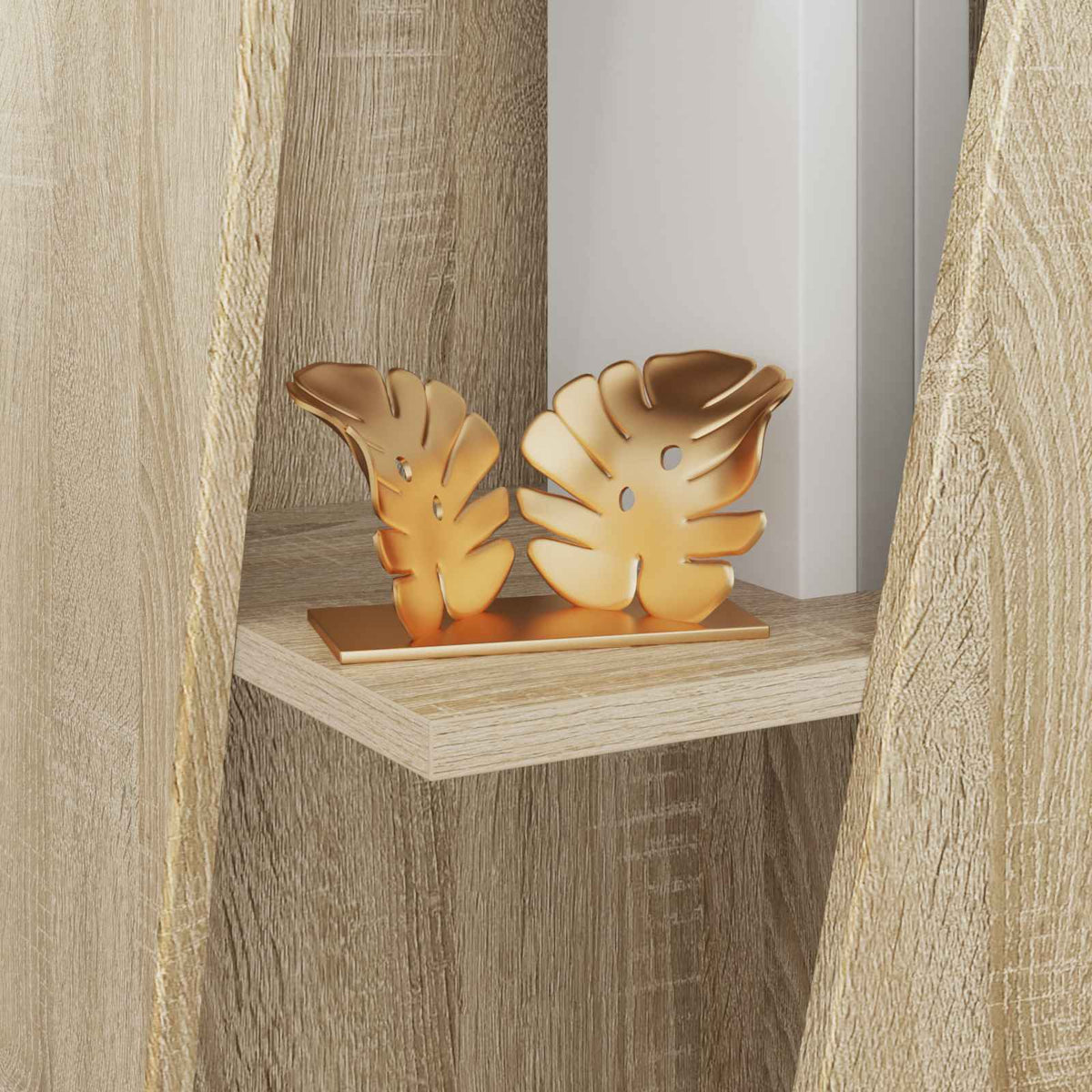 Seitenregal 33 x 32 x 70,5 cm Holzwerkstoff Sonoma-Eiche