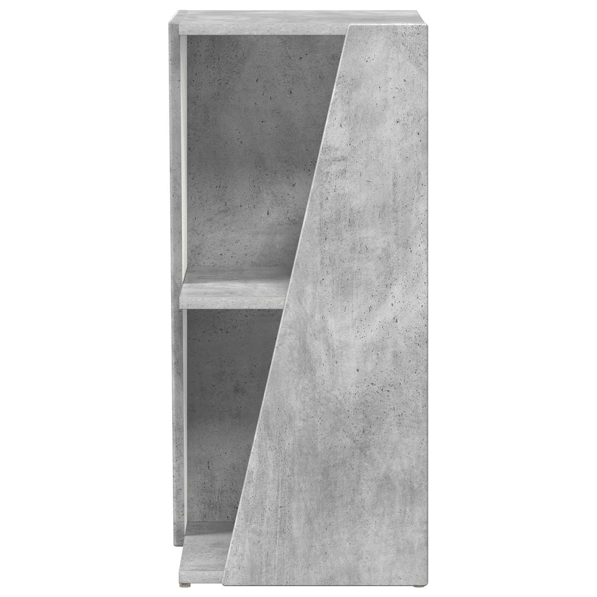 Seitenregal 33 x 32 x 70,5 cm Holzwerkstoff Betongrau