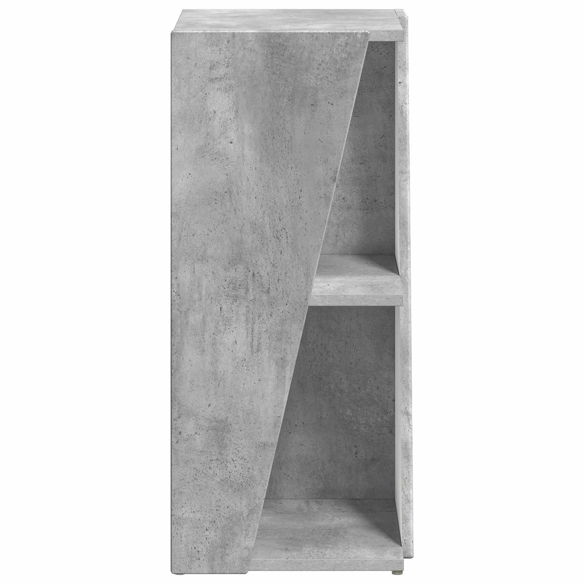 Seitenregal 33 x 32 x 70,5 cm Holzwerkstoff Betongrau