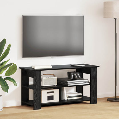 TV-Ständer Schwarz Eichen-Optik 100 x 40 x 50 cm