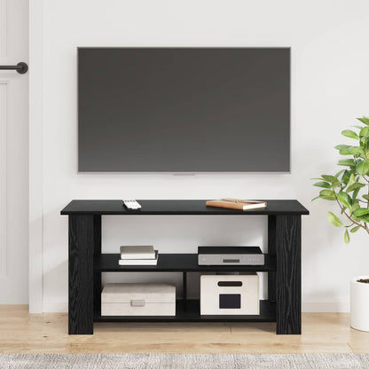 TV-Ständer Schwarz Eichen-Optik 100 x 40 x 50 cm