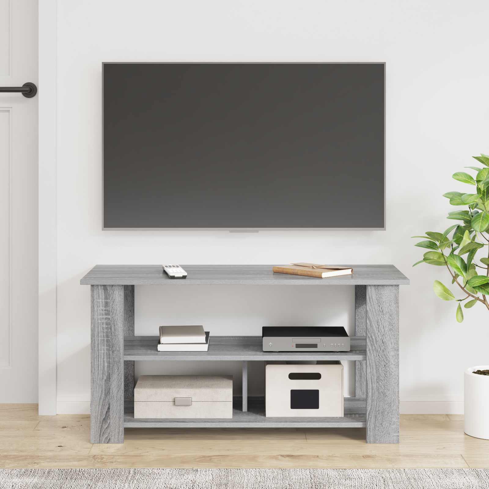 TV-Ständer Graues Sonoma 100 x 40 x 50 cm