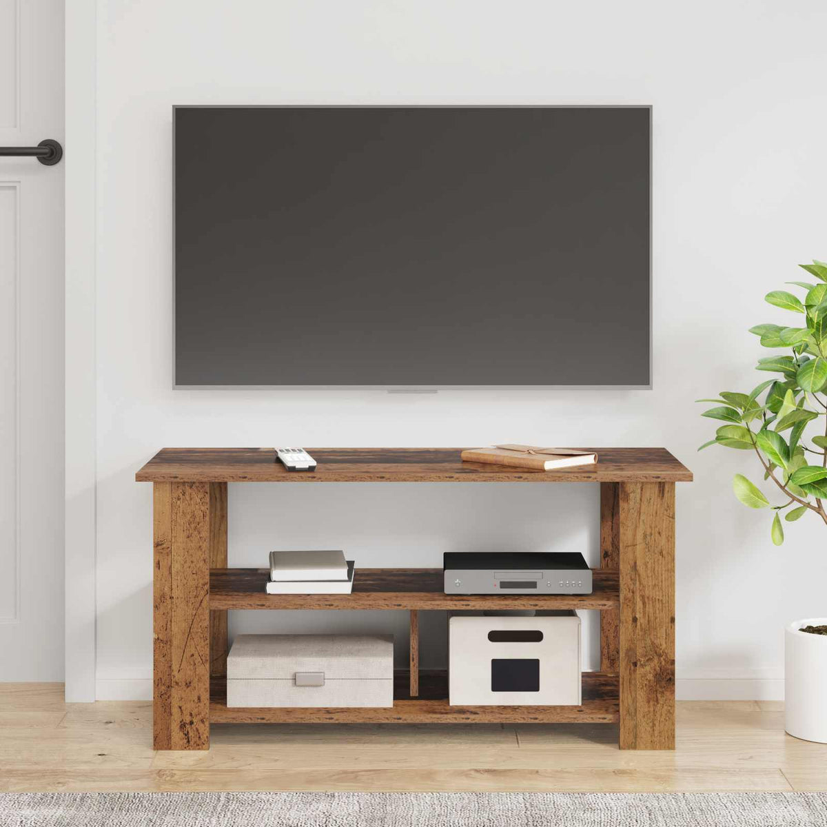 TV-Ständer Altholz 100 x 40 x 50 cm