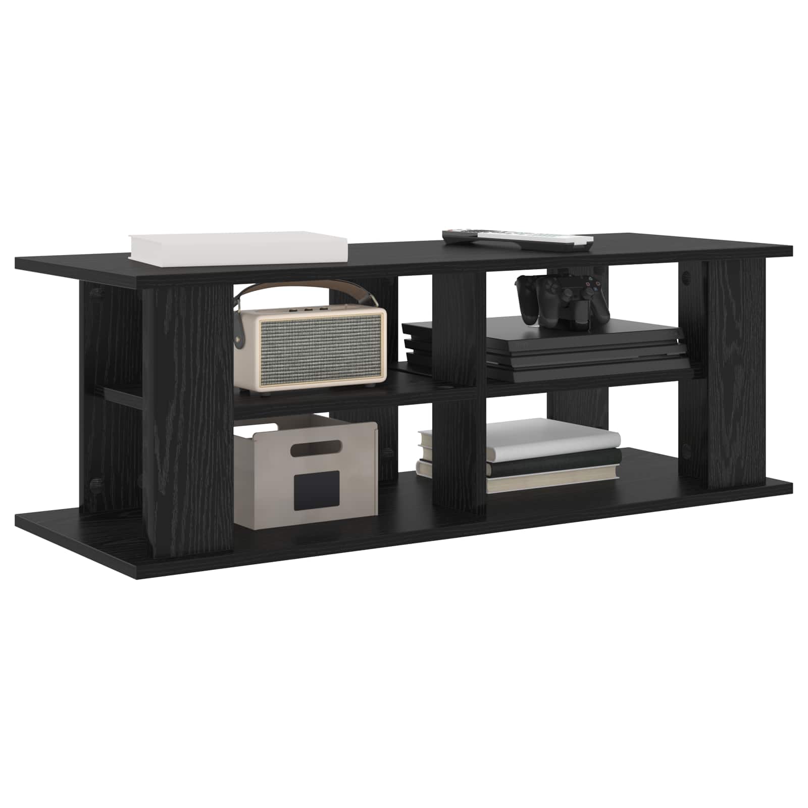 TV-Ständer Schwarz Eichen-Optik 96 x 35 x 33,5 cm