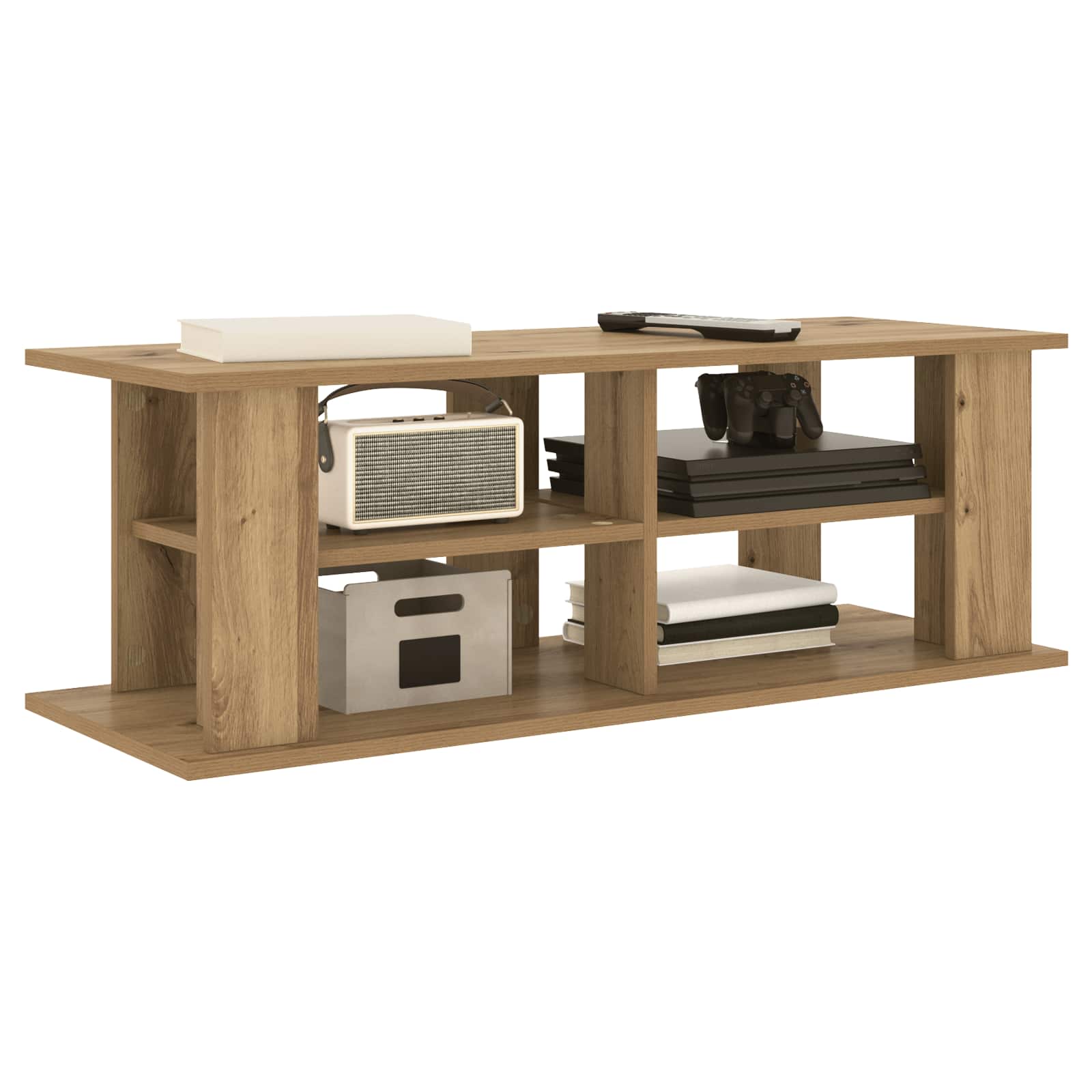 TV-Ständer 96 x 35 x 33,5 cm Artisan-Eiche Holzwerkstoff