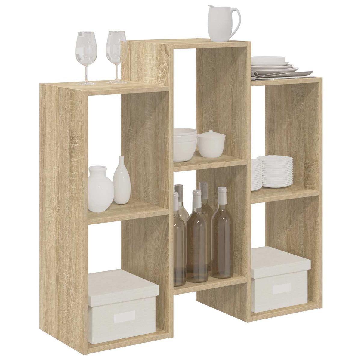 Sideboard Sonoma-Eiche 90 x 30 x 90 cm