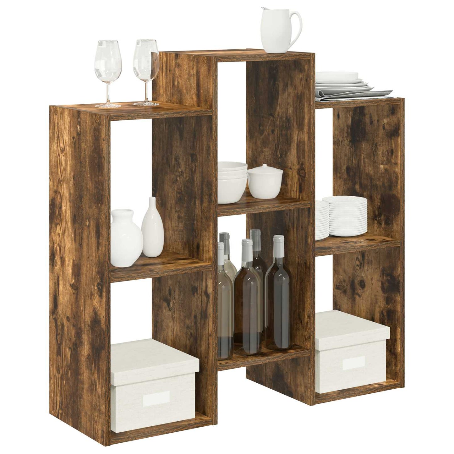 Sideboard Räuchereiche 90 x 30 x 90 cm