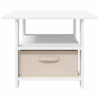 Couchtisch Weiß 77 x 55 x 42 cm Holzwerkstoff