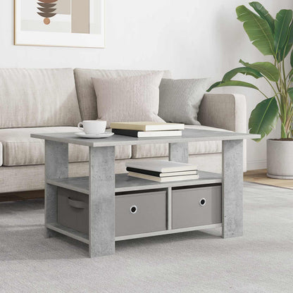 Couchtisch Beton Grau 77 x 55 x 42 cm Holzwerkstoff
