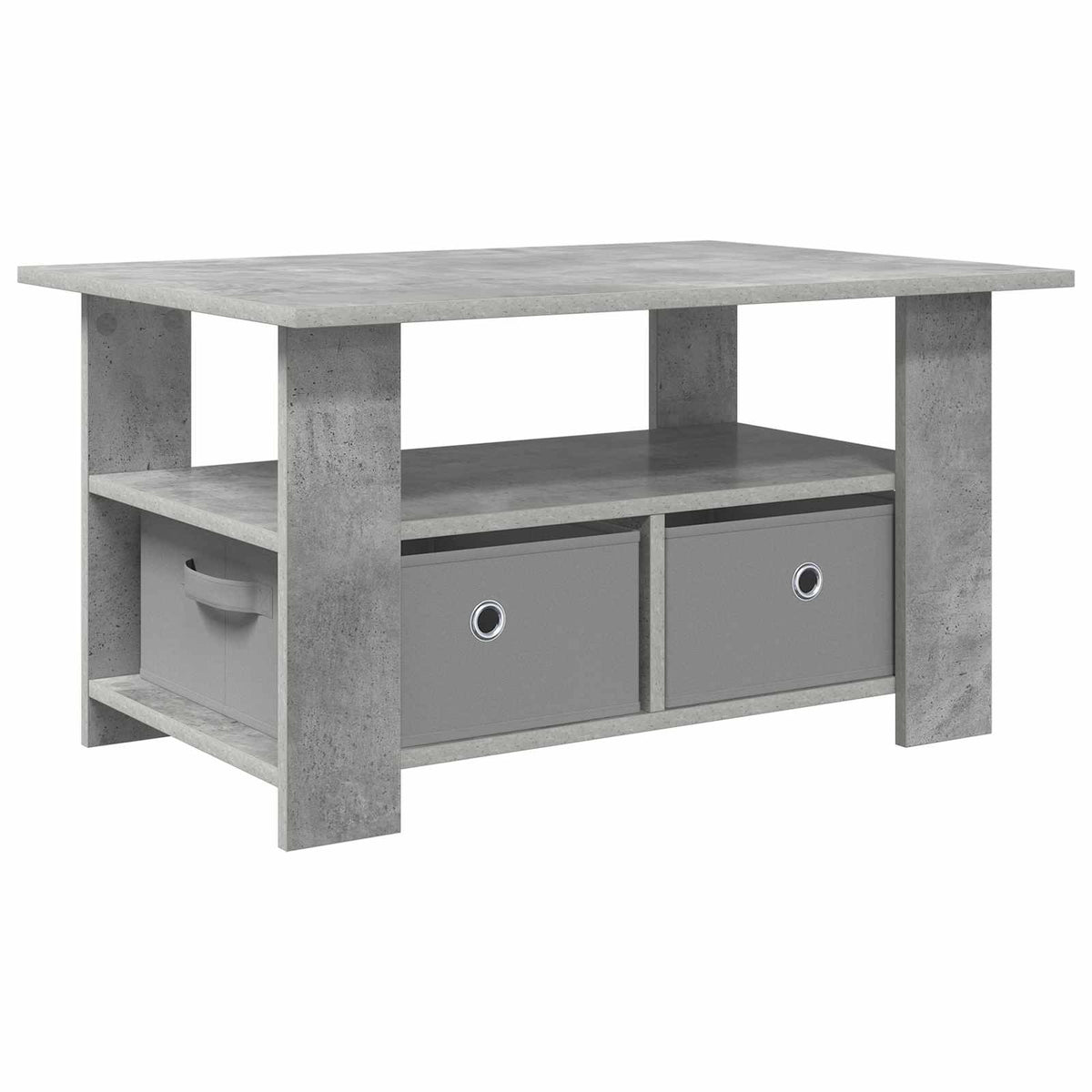 Couchtisch Beton Grau 77 x 55 x 42 cm Holzwerkstoff