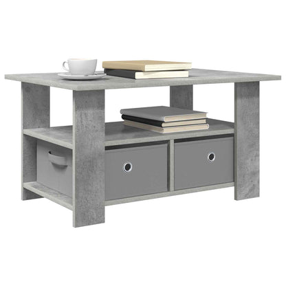 Couchtisch Beton Grau 77 x 55 x 42 cm Holzwerkstoff