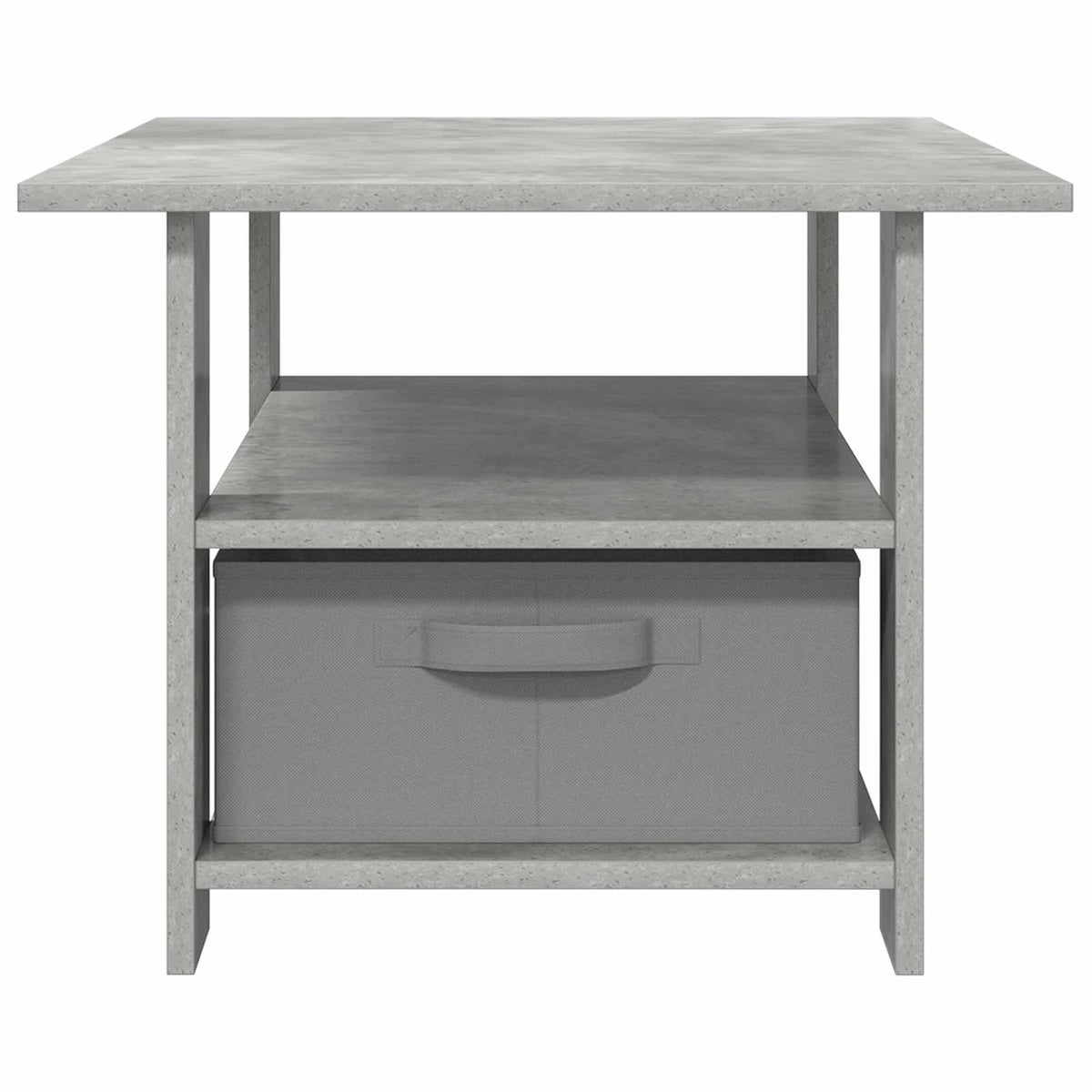Couchtisch Beton Grau 77 x 55 x 42 cm Holzwerkstoff
