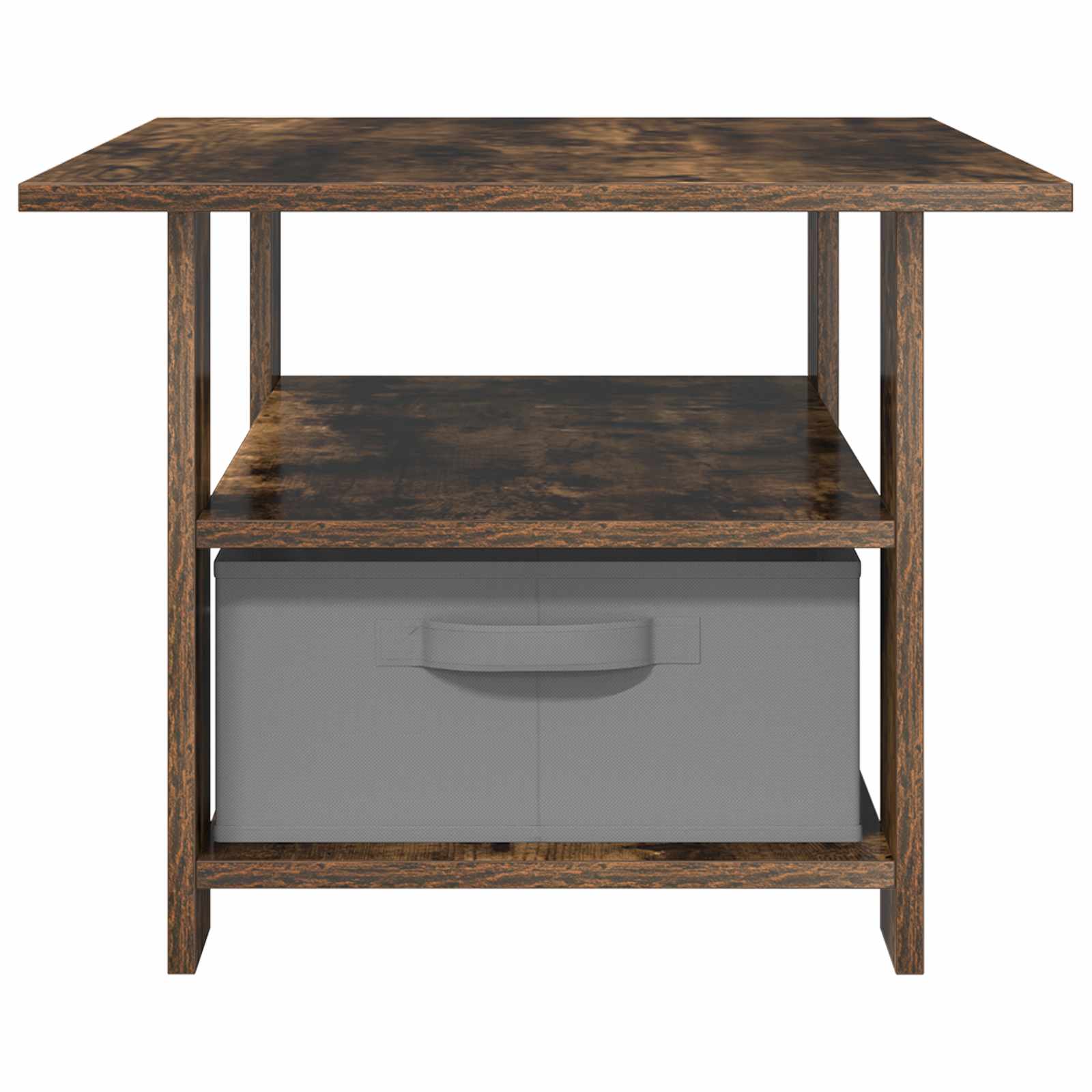 Couchtisch Geräucherte Eiche 77 x 55 x 42 cm Holzwerkstoff