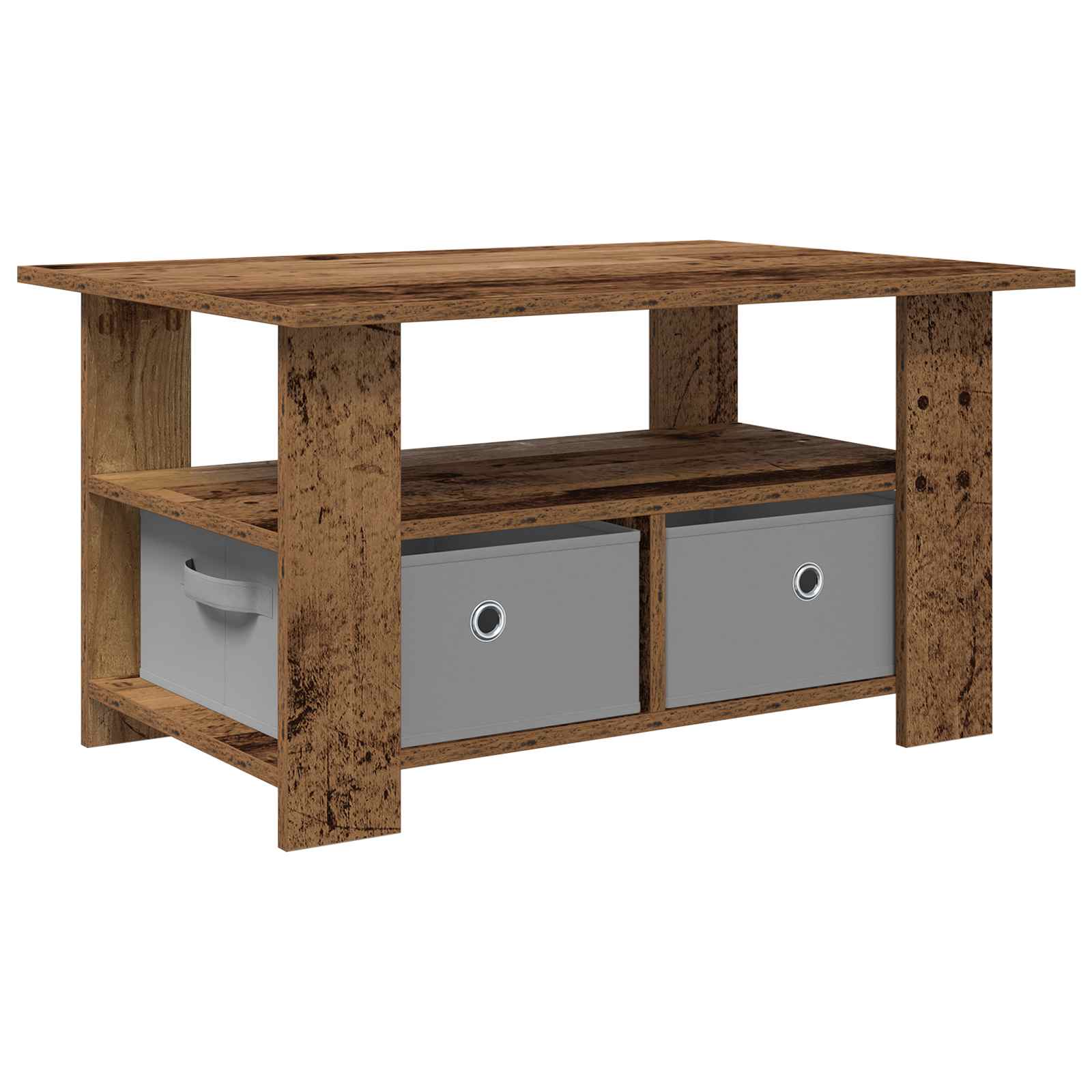 Couchtisch Altholz 77 x 55 x 42 cm Holzwerkstoff