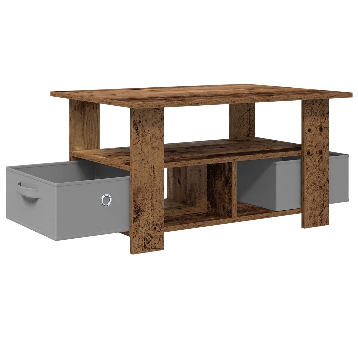 Couchtisch Altholz 77 x 55 x 42 cm Holzwerkstoff