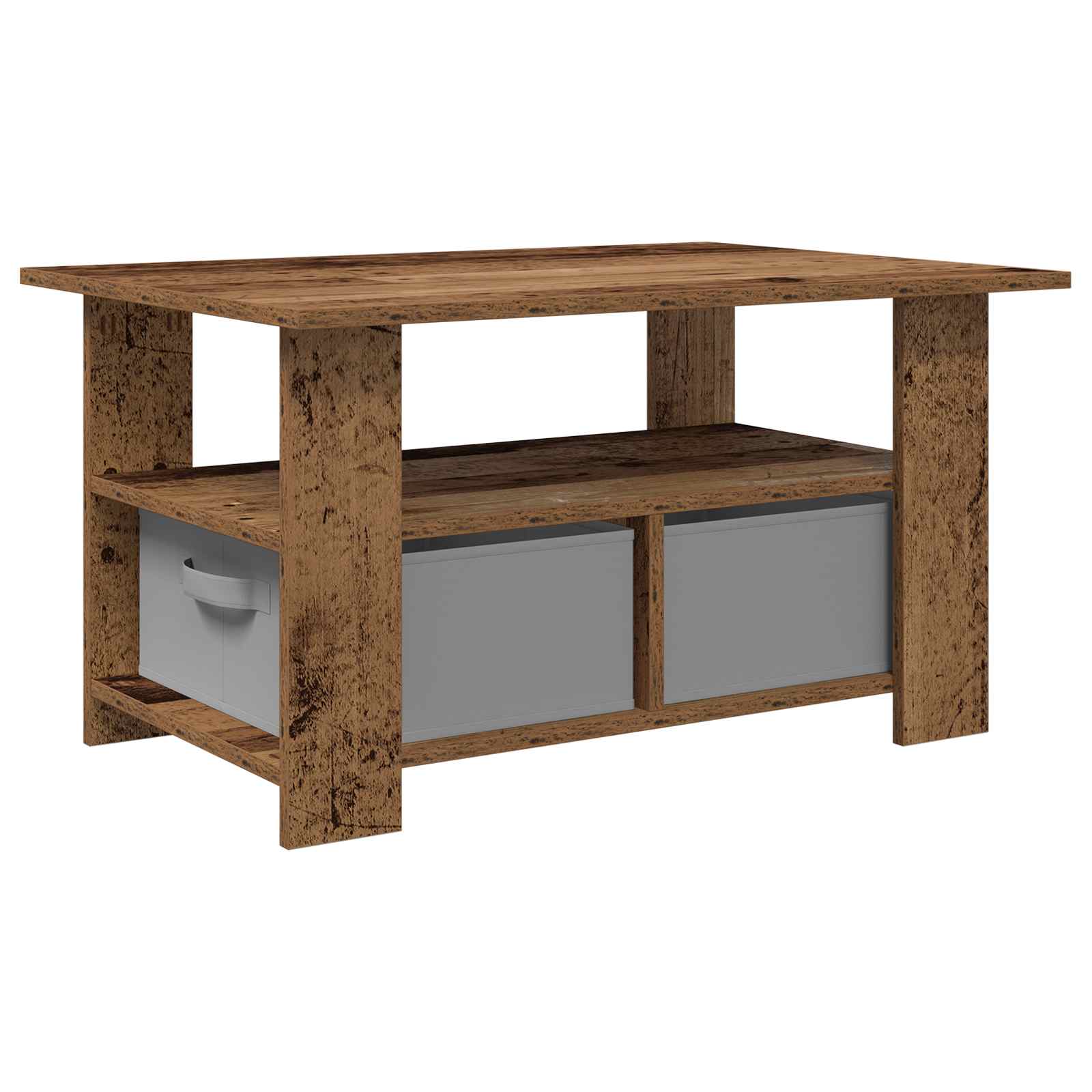 Couchtisch Altholz 77 x 55 x 42 cm Holzwerkstoff