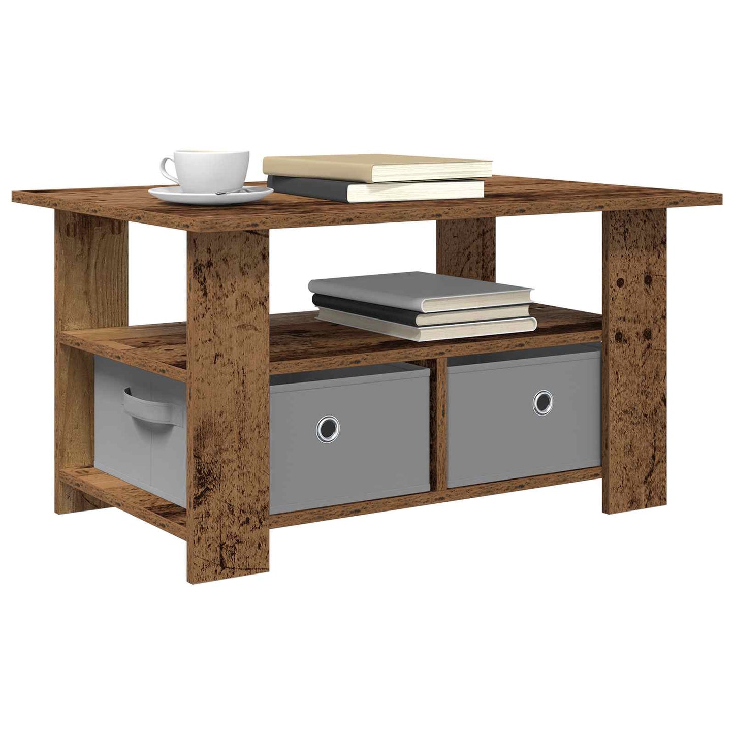 Couchtisch Altholz 77 x 55 x 42 cm Holzwerkstoff