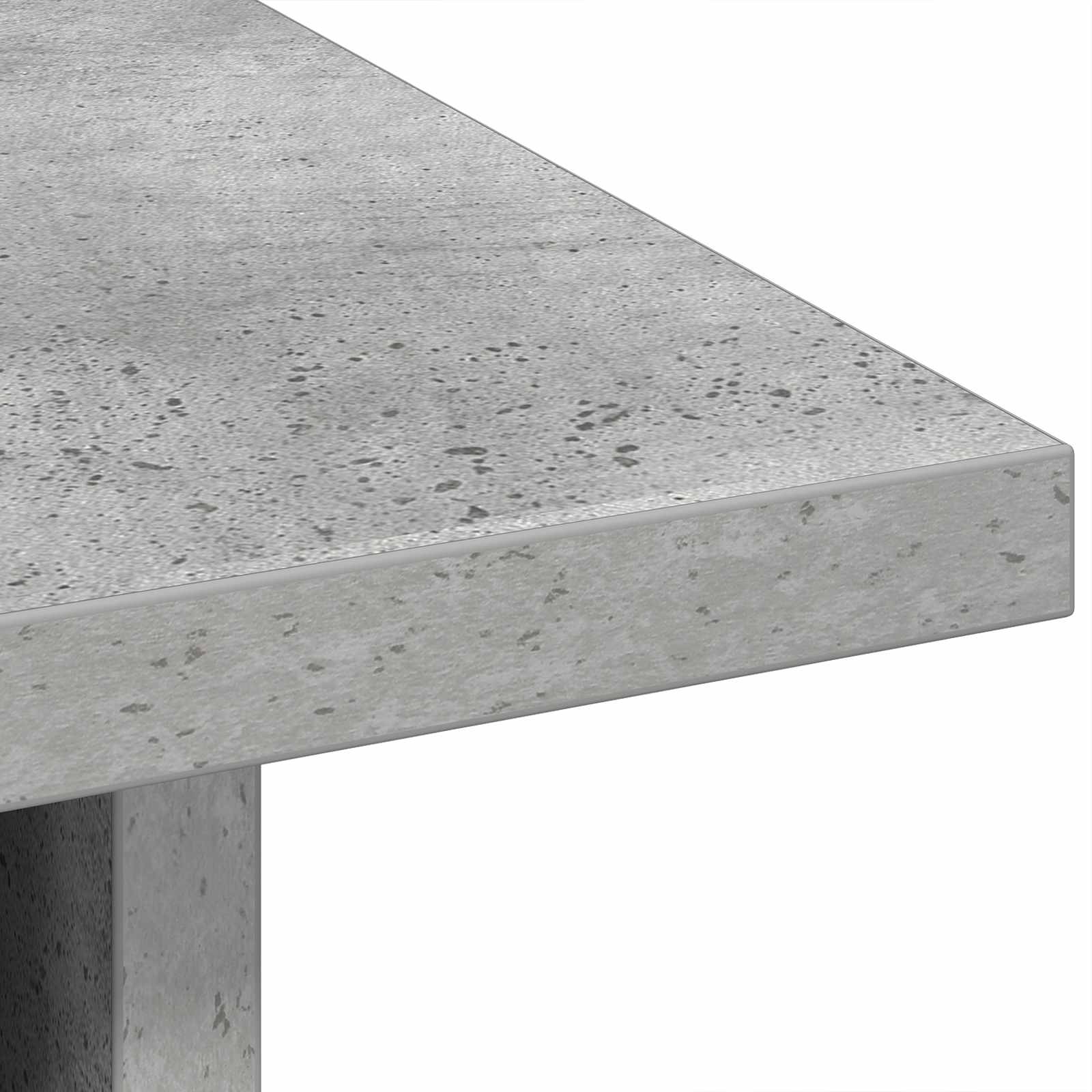 Nachttisch 2 stk. Beton Grau 41 x 40 x 45 cm Holzwerkstoff