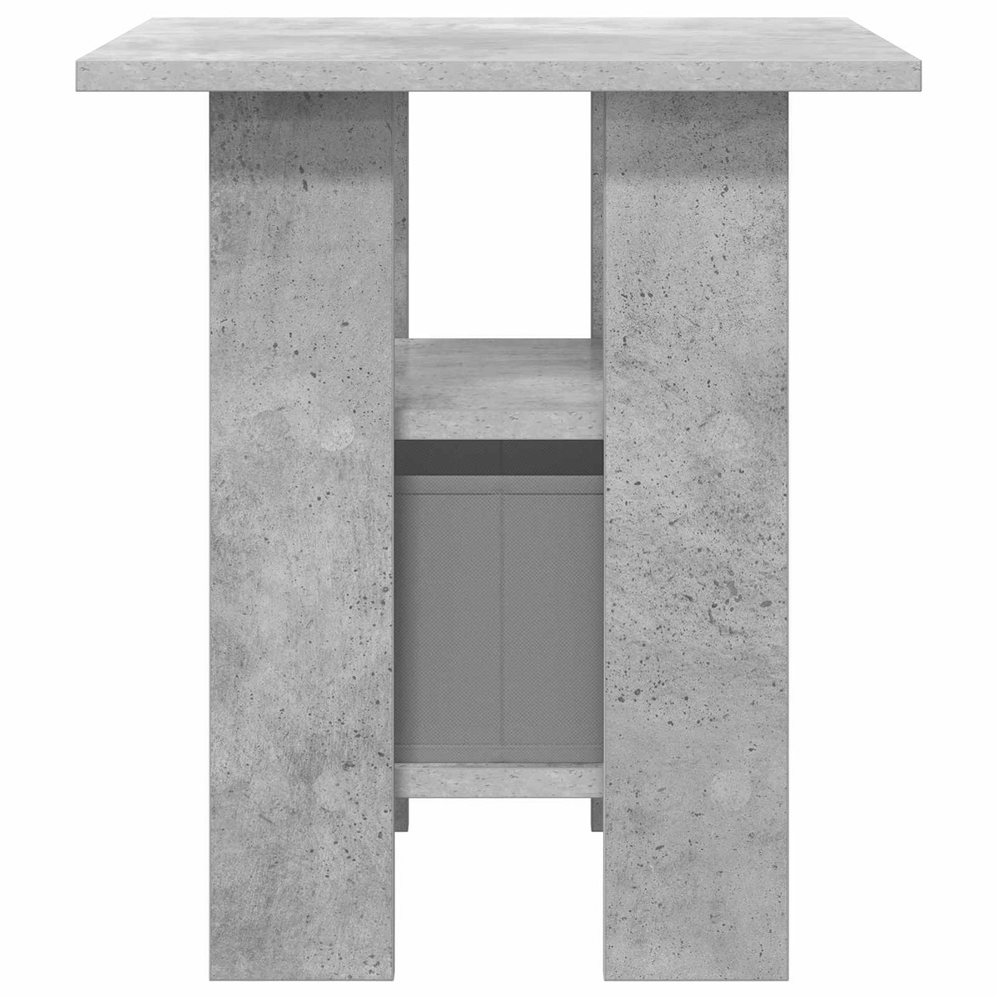 Nachttisch 2 stk. Beton Grau 41 x 40 x 45 cm Holzwerkstoff