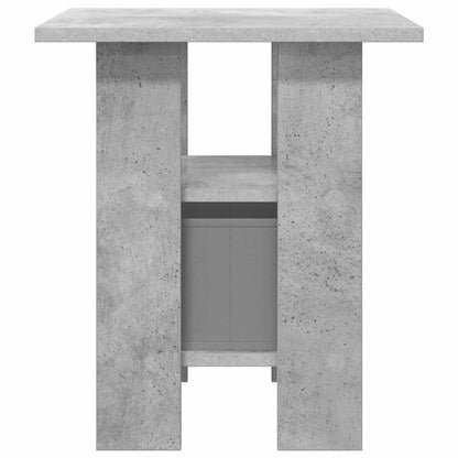 Nachttisch 2 stk. Beton Grau 41 x 40 x 45 cm Holzwerkstoff