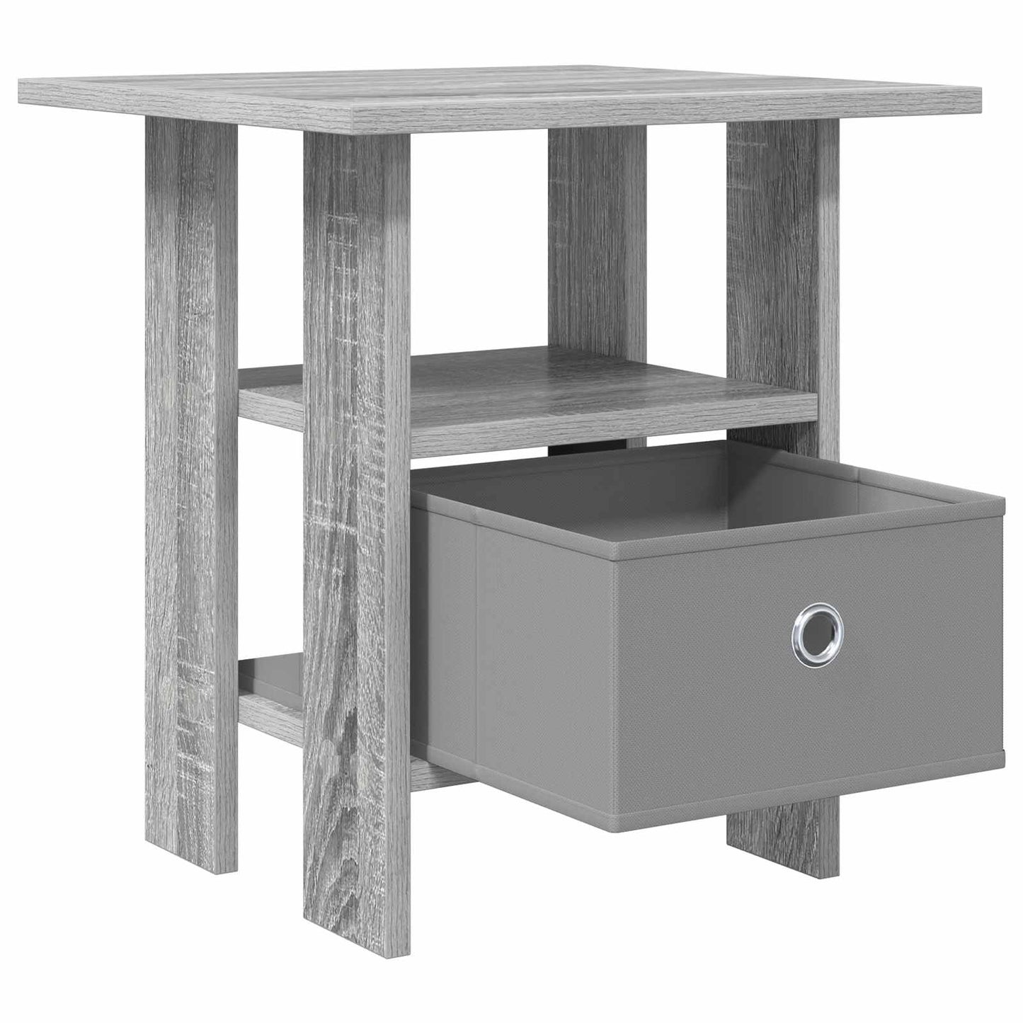 Nachttisch 2 stk. Graues Sonoma 41 x 40 x 45 cm Holzwerkstoff