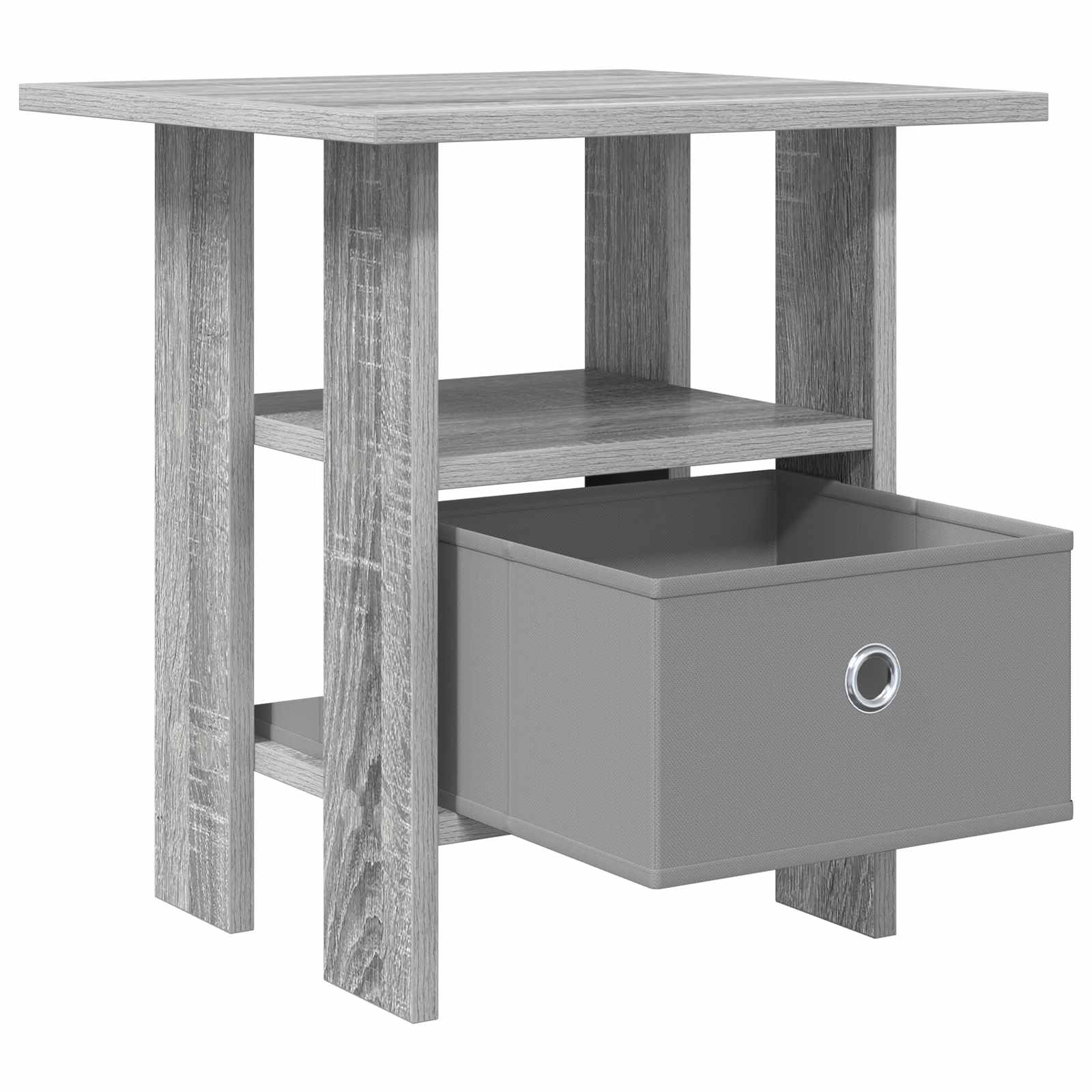 Nachttisch 2 stk. Graues Sonoma 41 x 40 x 45 cm Holzwerkstoff