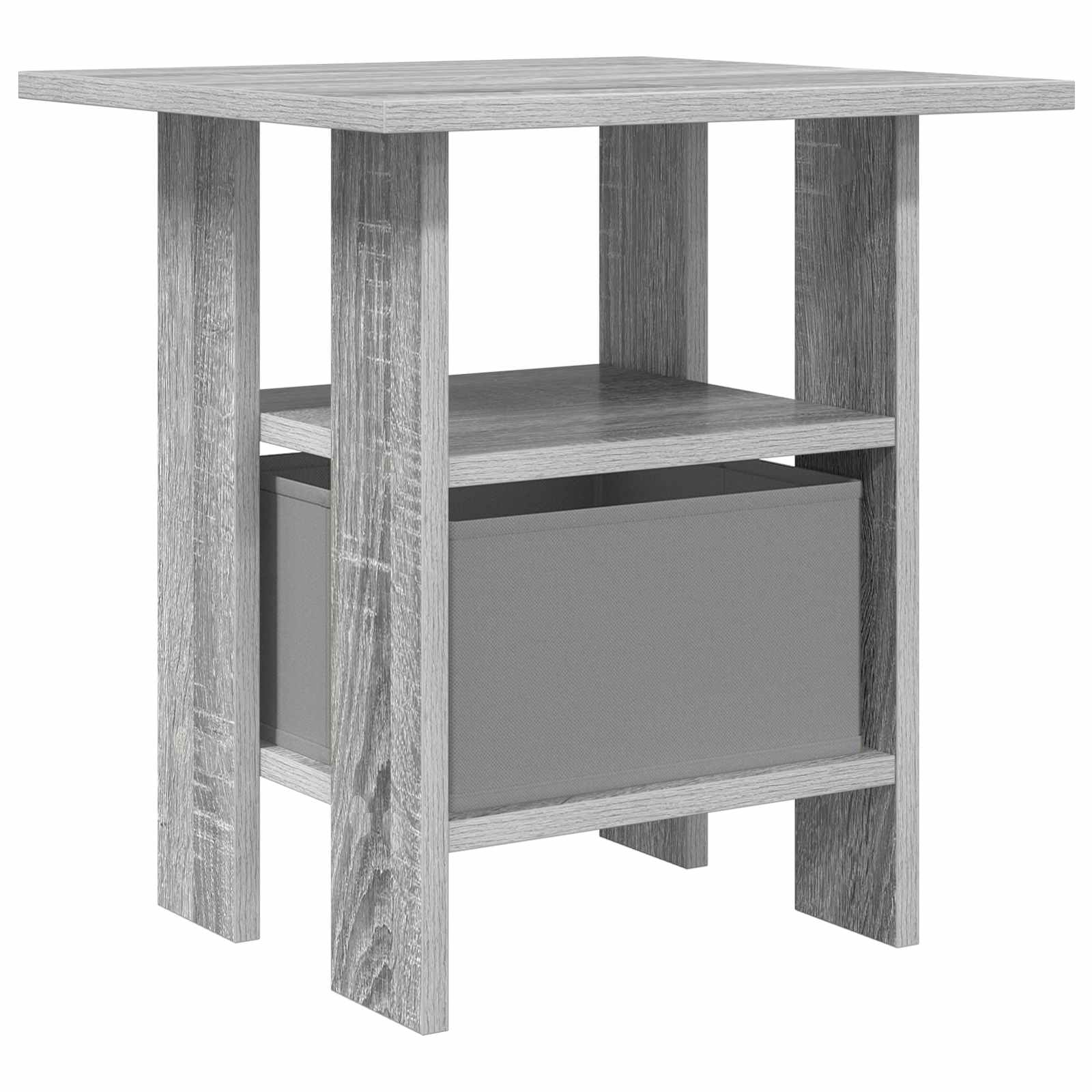 Nachttisch 2 stk. Graues Sonoma 41 x 40 x 45 cm Holzwerkstoff