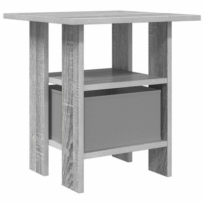 Nachttisch 2 stk. Sonoma-Grau 41 x 40 x 45 cm Holzwerkstoff