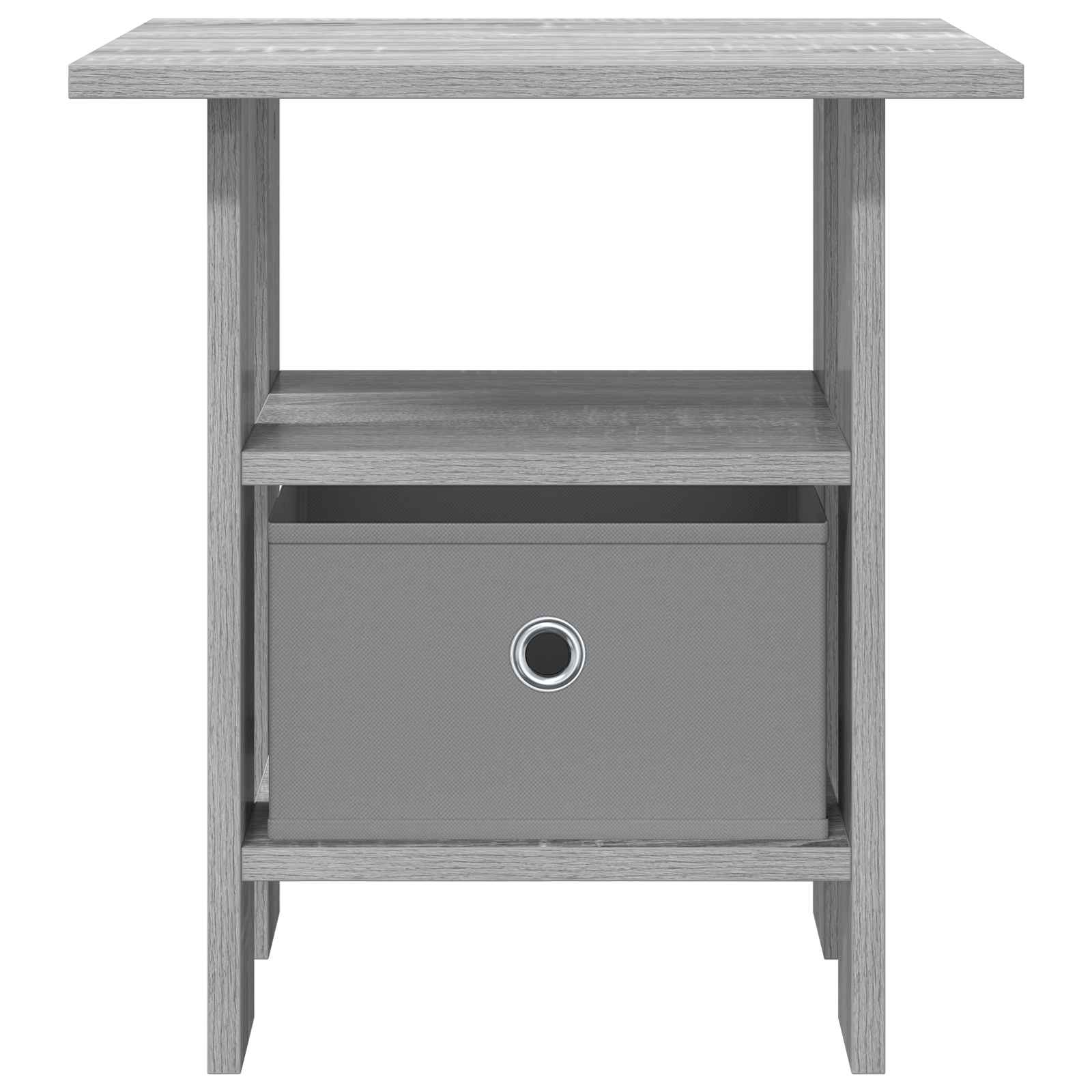 Nachttisch 2 stk. Graues Sonoma 41 x 40 x 45 cm Holzwerkstoff