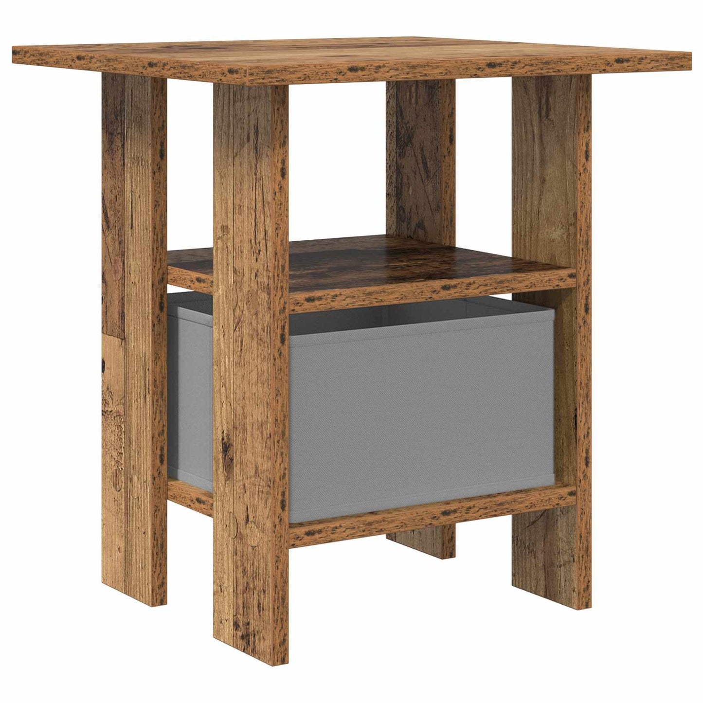 Nachttisch 2 stk. Altholz 41 x 40 x 45 cm Holzwerkstoff
