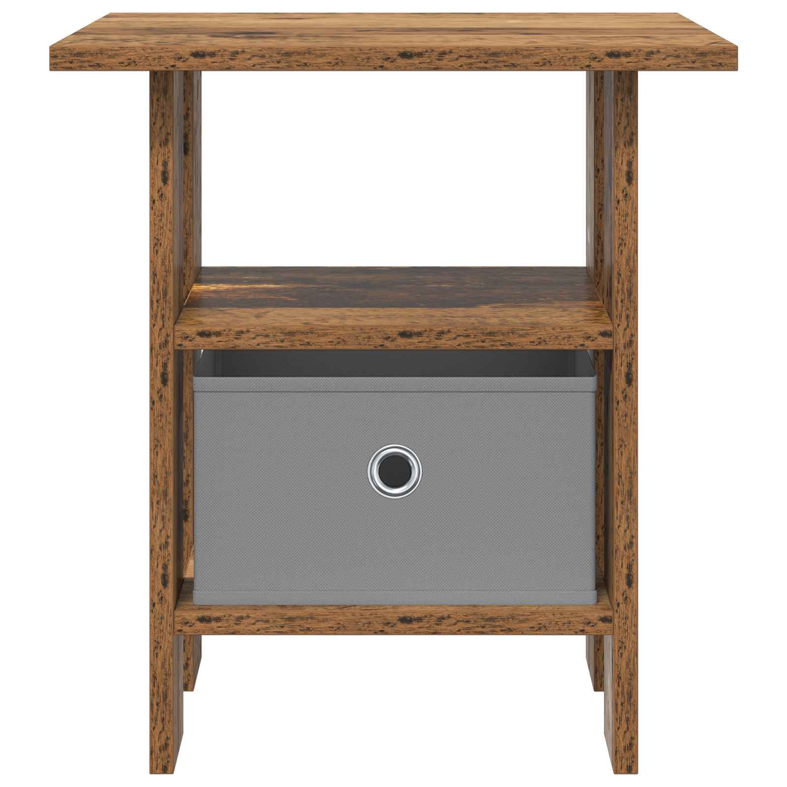 Nachttisch 2 stk. Altholz 41 x 40 x 45 cm Holzwerkstoff