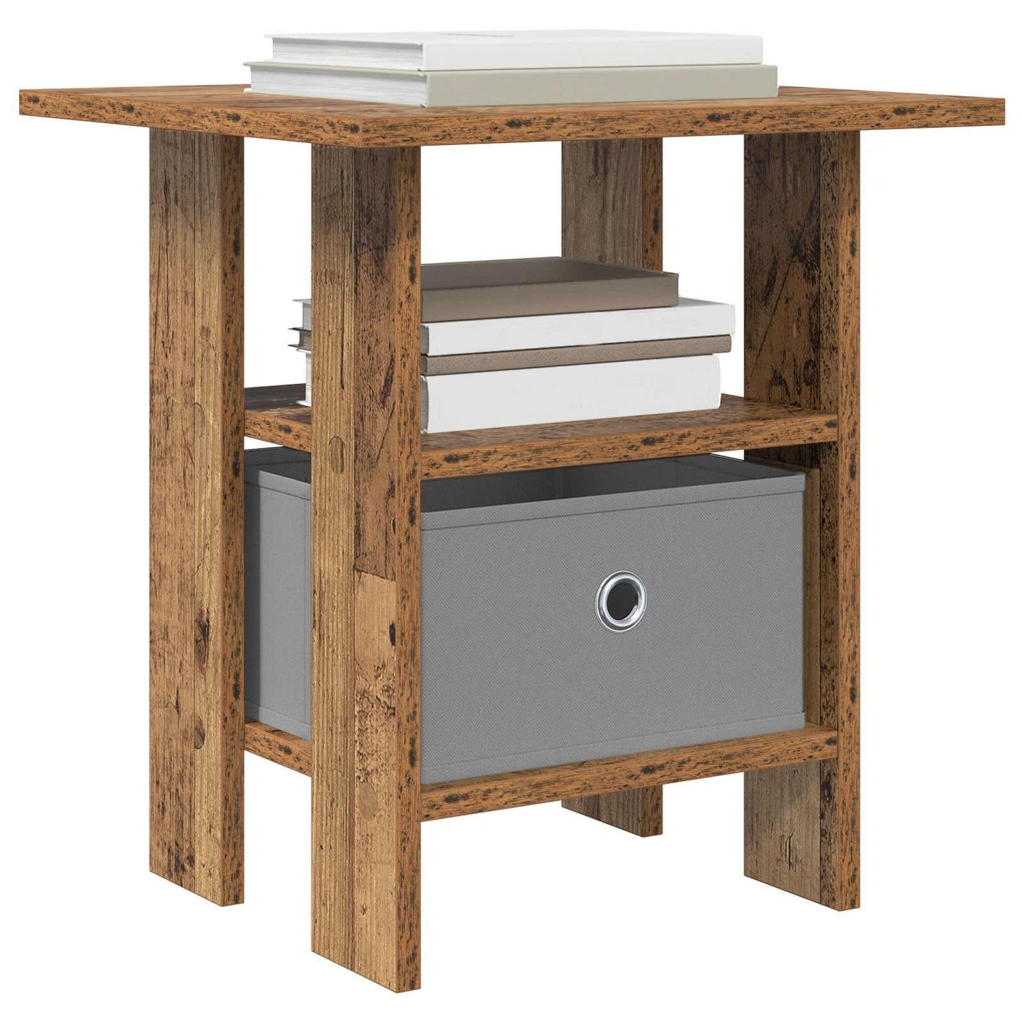 Nachttisch 2 stk. Altholz 41 x 40 x 45 cm Holzwerkstoff