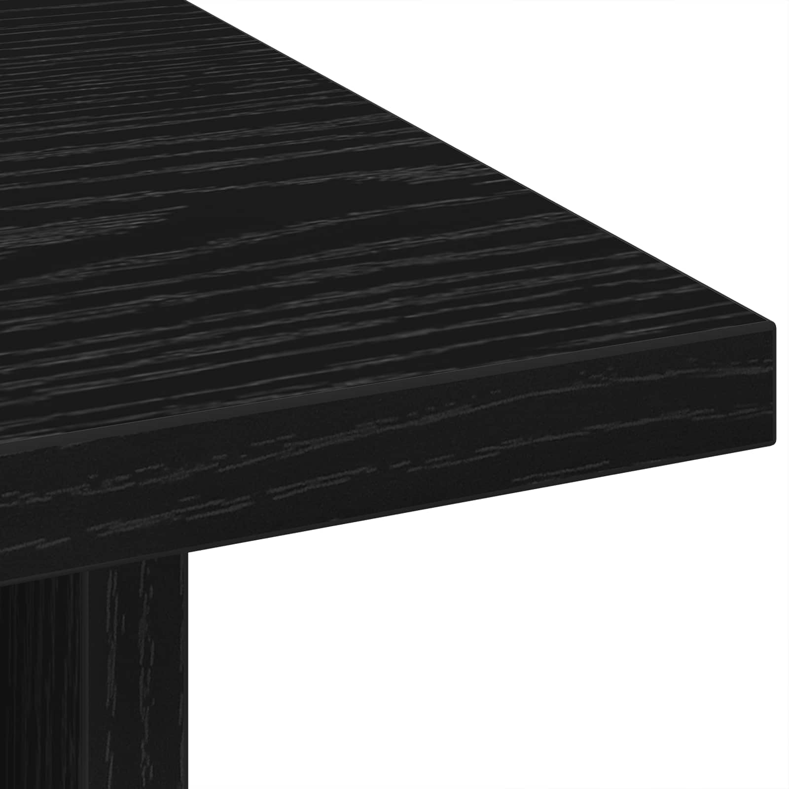 Nachttisch Schwarz Eichen-Optik 41 x 40 x 45 cm Holzwerkstoff