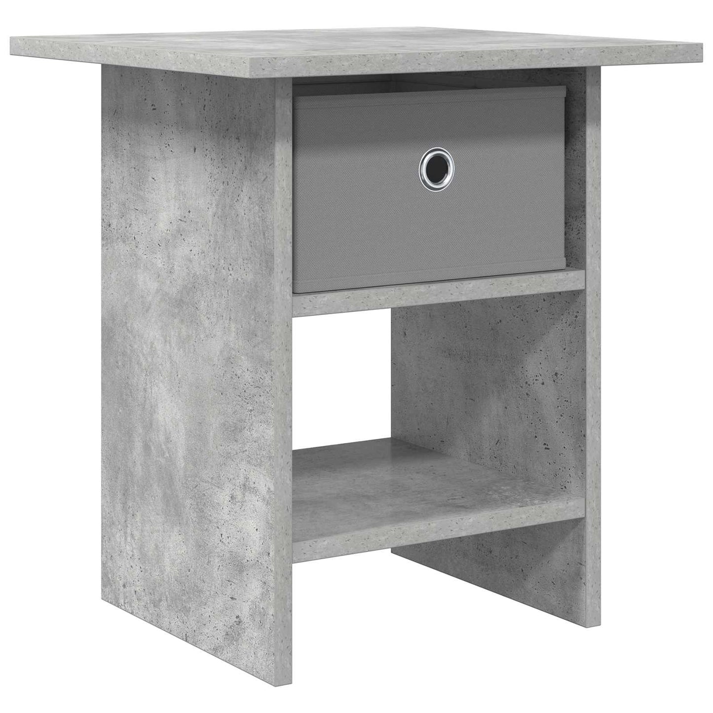 Nachttisch Betongrau 41 x 40 x 45 cm Holzwerkstoff