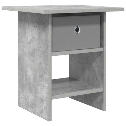 Nachttisch Betongrau 41 x 40 x 45 cm Holzwerkstoff