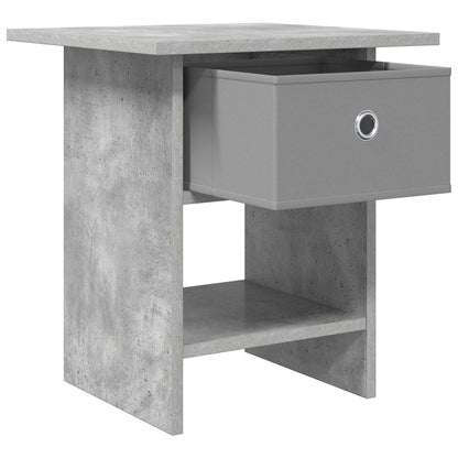 Nachttisch Betongrau 41 x 40 x 45 cm Holzwerkstoff