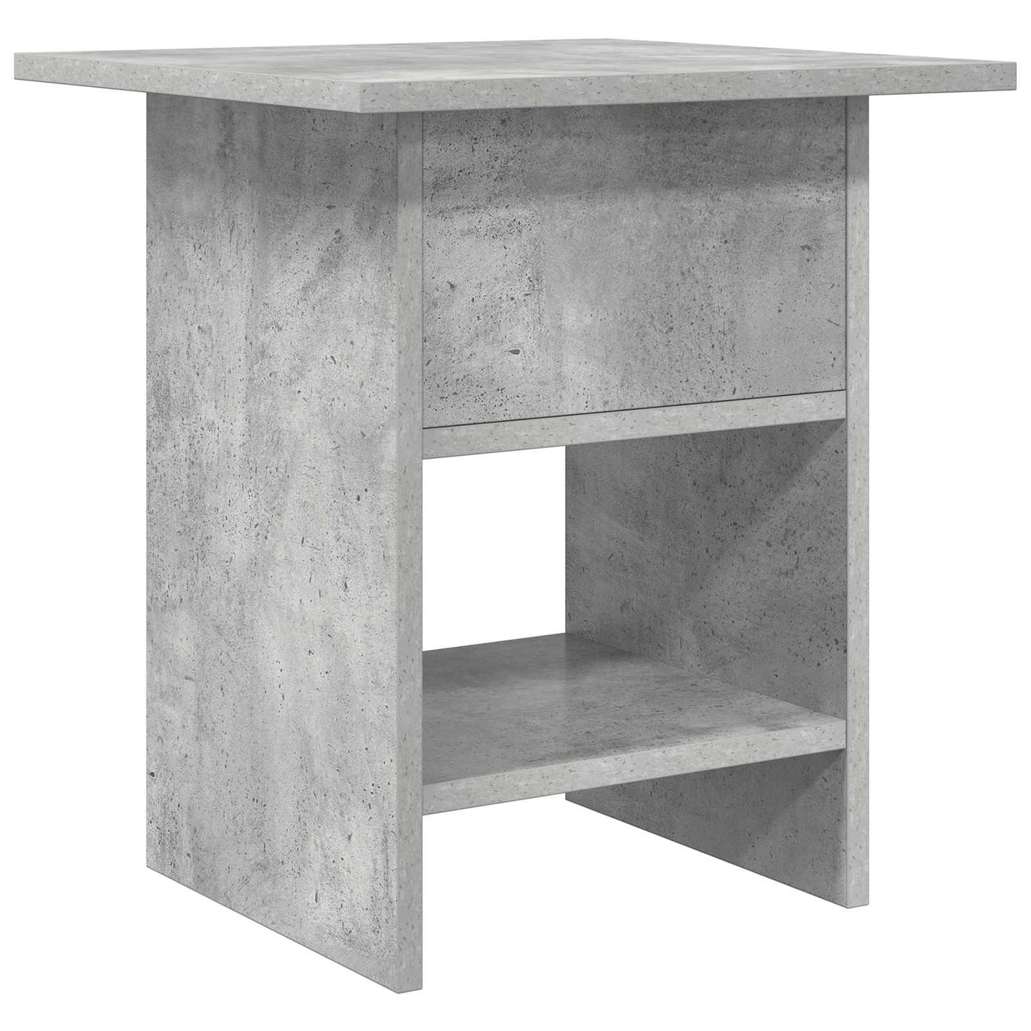 Nachttisch Betongrau 41 x 40 x 45 cm Holzwerkstoff