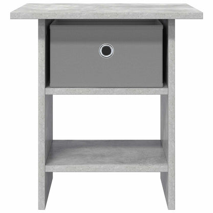 Nachttisch Betongrau 41 x 40 x 45 cm Holzwerkstoff