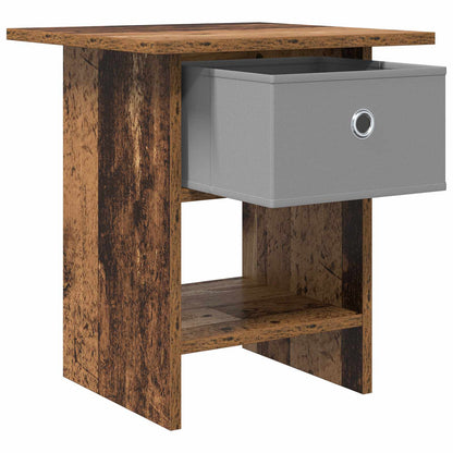 Nachttisch 2 Stk. Altholz 41 x 40 x 45 cm Holzwerkstoff