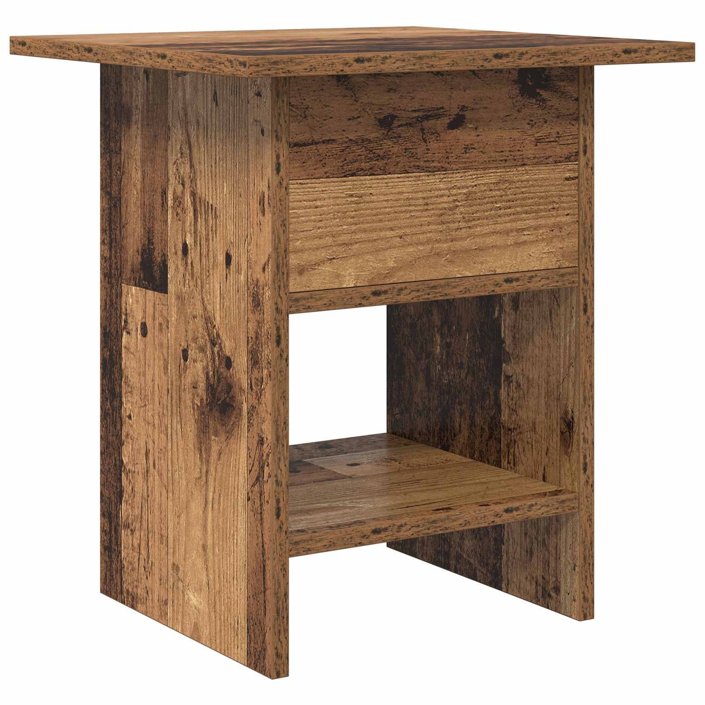 Nachttisch 2 Stk. Altholz 41 x 40 x 45 cm Holzwerkstoff