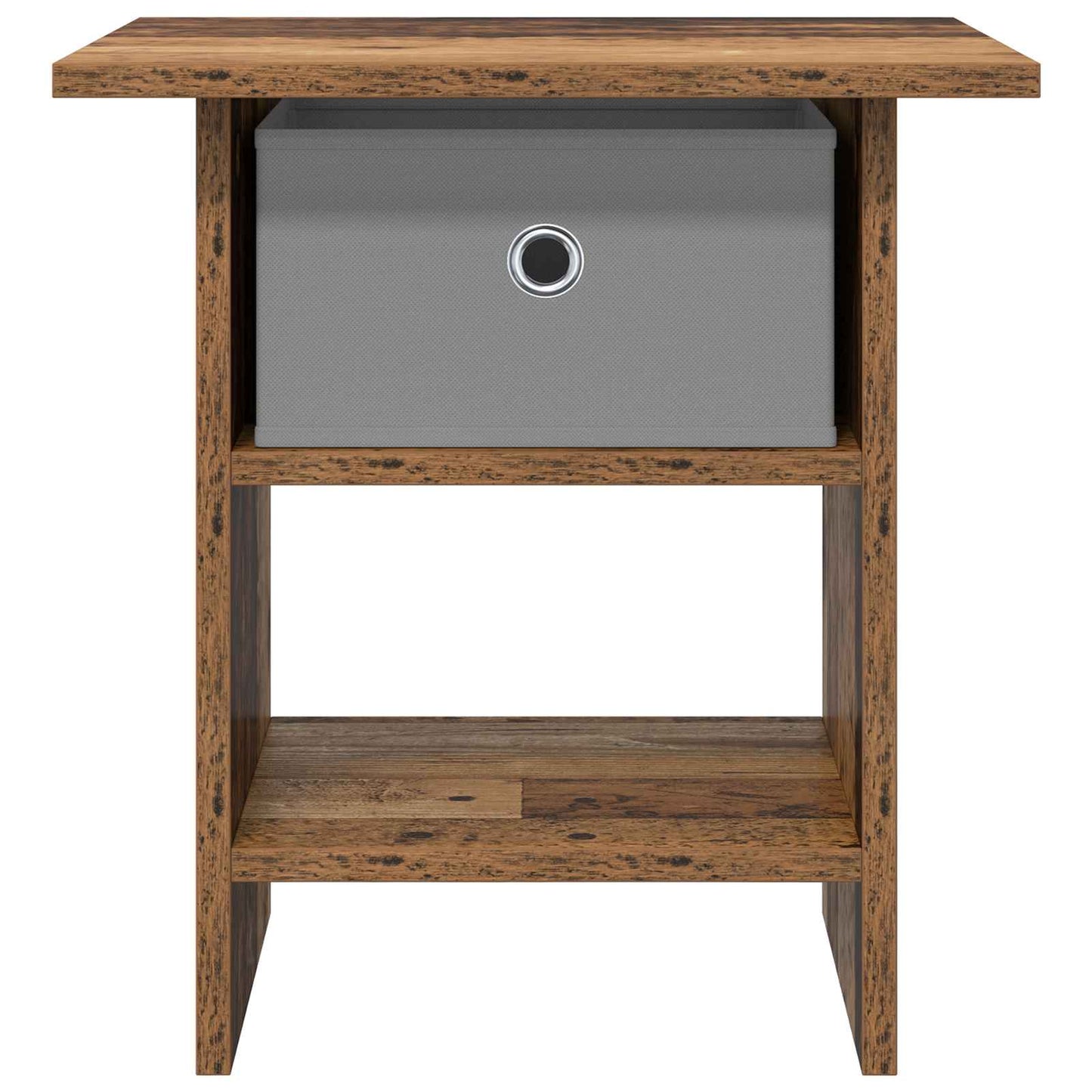 Nachttisch 2 Stk. Altholz 41 x 40 x 45 cm Holzwerkstoff